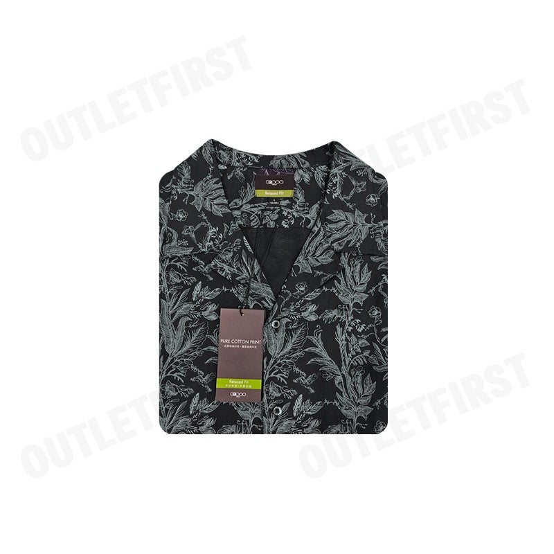 G2000 FOREST ALL OVER PRINT CASUAL SHIRT IN RELAXED FIT COLOR BLACK CODE: 41130464 96