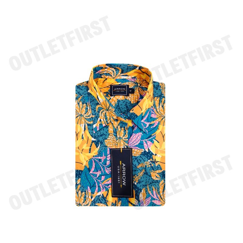ARROW WOMEN'S TROPICAL SHIRT COLOR BLUE / ORANGE CODE: WACC543S4CSOR
