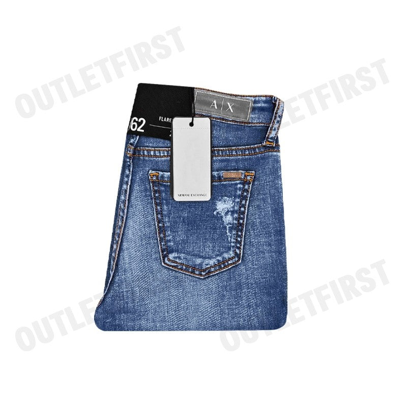 ARMANI EXCHANGE J62 FLARE CAPRI COLOR INDIGO DENIM CODE: 3HYJ62 Y2NEZ 1500