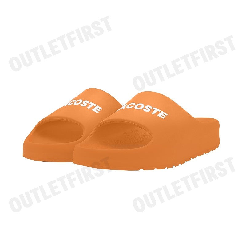 LACOSTE MEN'S SERVE SLIDE 2.0 SLIDES COLOR ORANGE CODE: 7-47CMA00157A1