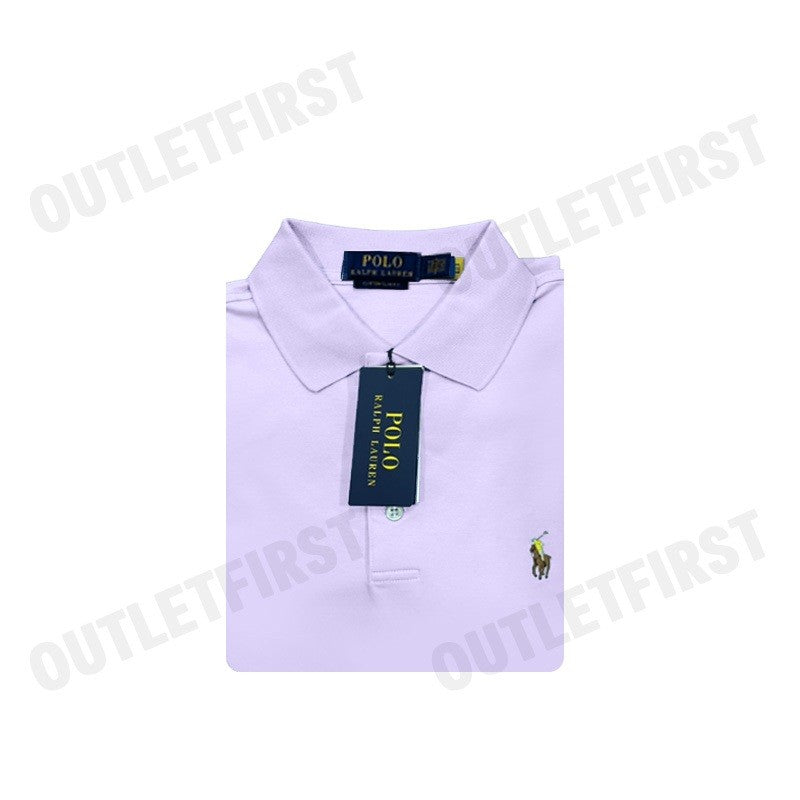 POLO RALPH LAUREN รุ่น CUSTOM SLIM FIT SOFT COTTON POLO SHIRT CODE: 710704319133 เสื้อโปโล เสื้อผู้ชาย เสื้อแขนสั้น