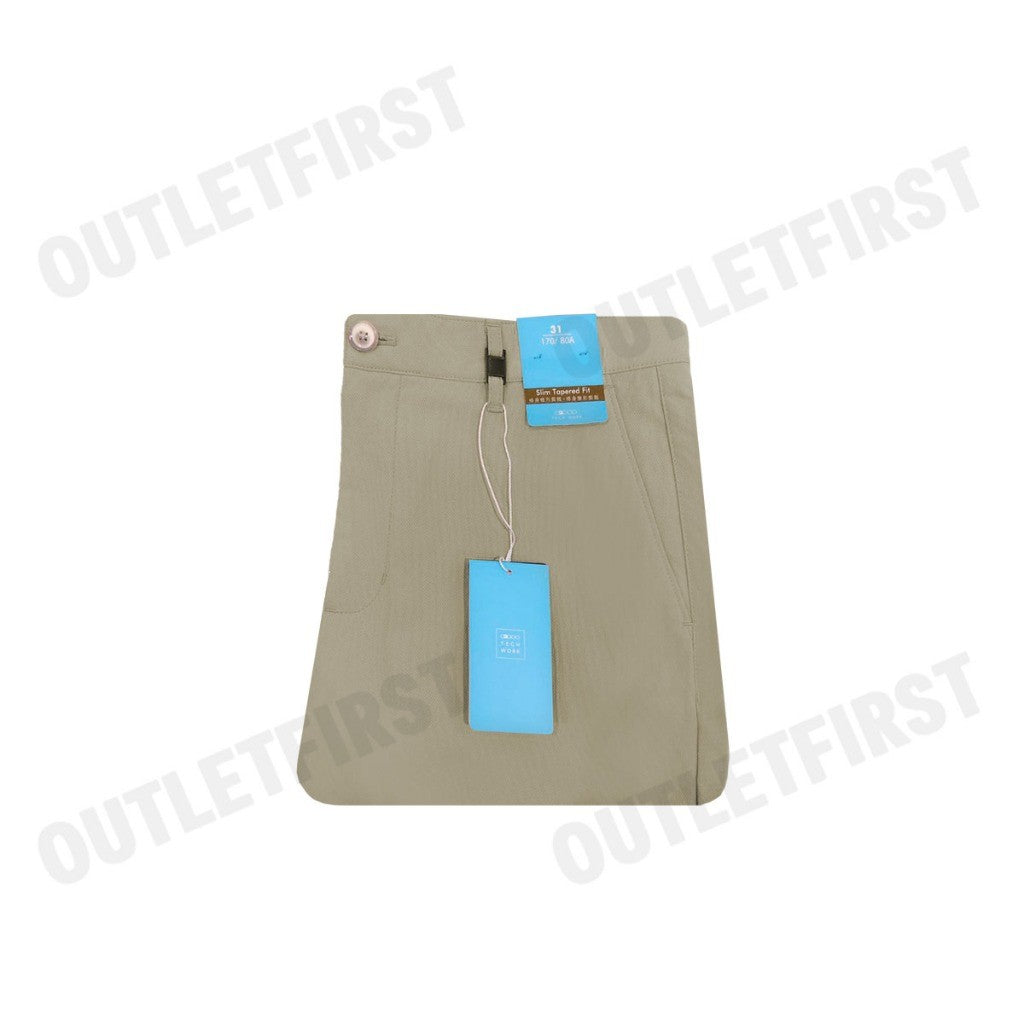 G2000 รุ่น WATER-REPELLENT CRINKLE EFFECT CASUAL PANTS IN SLIM TAPERED FIT CODE: 41162057 14 กางเกงสแล็ค ขายาว ทำงาน