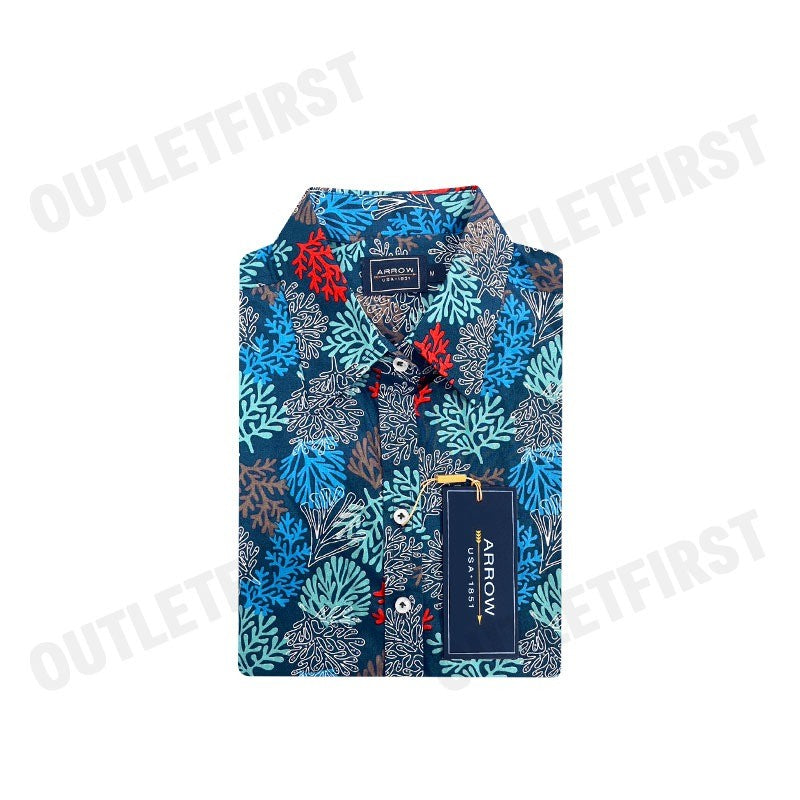 ARROW รุ่น WOMEN'S TROPICAL SHIRT CODE: WACC542S4CSNV เสื้อเชิ้ต เสื้อแขนสั้น เสื้อผู้หญิง
