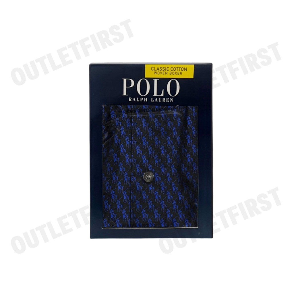 POLO RALPH LAUREN รุ่น CLASSIC COTTON WOVEN BOXER CODE: 714862630012 กางเกงขาสั้น กางเกงชั้นใน กางเกงบ็อกเซอร์ผู้ชาย