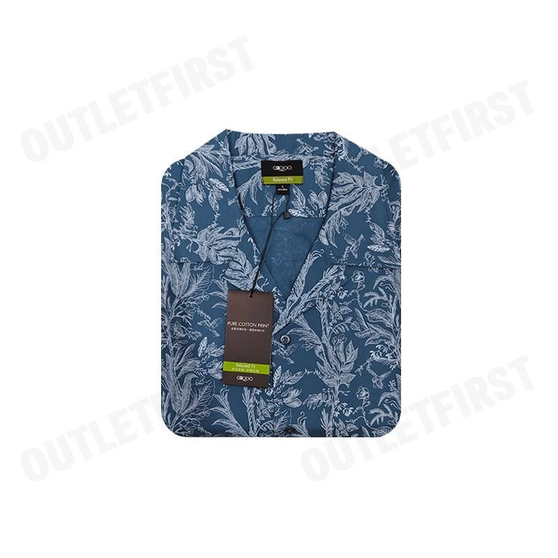 G2000 รุ่น FOREST ALL OVER PRINT CASUAL SHIRT IN RELAXED FIT CODE: 41130464 78 เสื้อเชิ้ต เสื้อแขนสั้น เสื้อผู้ชาย