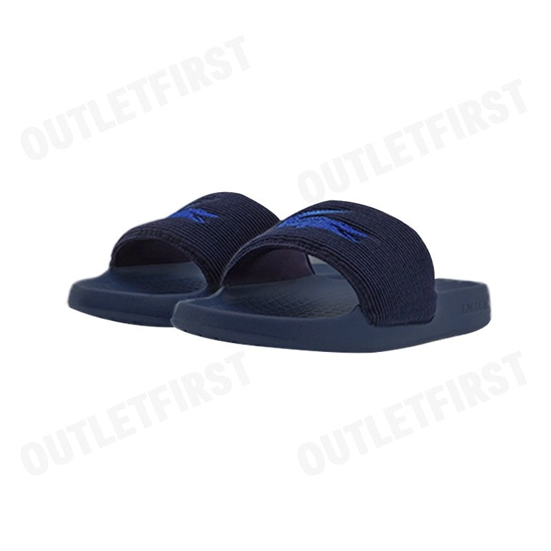 LACOSTE รุ่น MEN'S SERVE SLIDE 1.0 SLIDES CODE: 7-48CMA000795K รองเท้าแตะ รองเท้าผู้ชาย สลิปออน