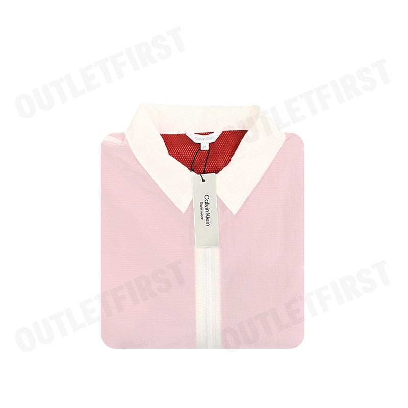 CALVIN KLEIN SWIMWEAR MEDIUM DRAWSTRING SWIM SHORTS COLOR WHITE / RED CODE: KM01011 XM9