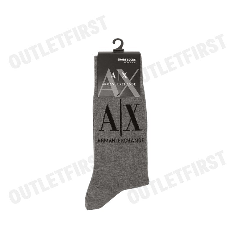 ARMANI EXCHANGE TENNIS SOCKS WITH LOGO COLOR GREY CODE: 953033 CC653 00048