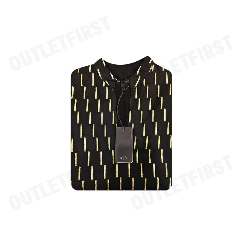 ARMANI EXCHANGE รุ่น DRESS WITH BOW CODE: 6RYA40 YN9MZ 42AG ชุดเดรส ชุดเดรสแขนยาว ชุดเดรสยาว