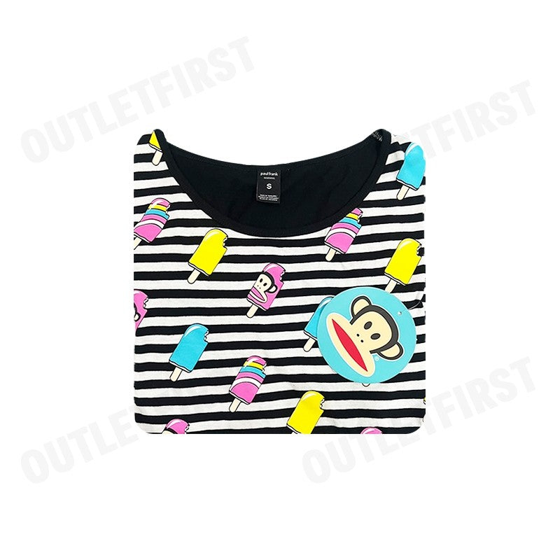 PAUL FRANK รุ่น WOMEN'S TEE SHIRT CODE: PFGLTSSP6160 เสื้อครอป เสื้อยืดผู้หญิง เสื้อแขนสั้น