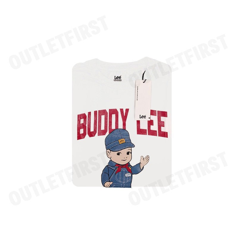 LEE รุ่น MEN'S SHORT SLEEVED T-SHIRT BUDDY LEE COMFORT FIT COLLECTION CODE: LE F124MTSSN20 เสื้อยืด เสื้อคอกลม ผู้ชาย