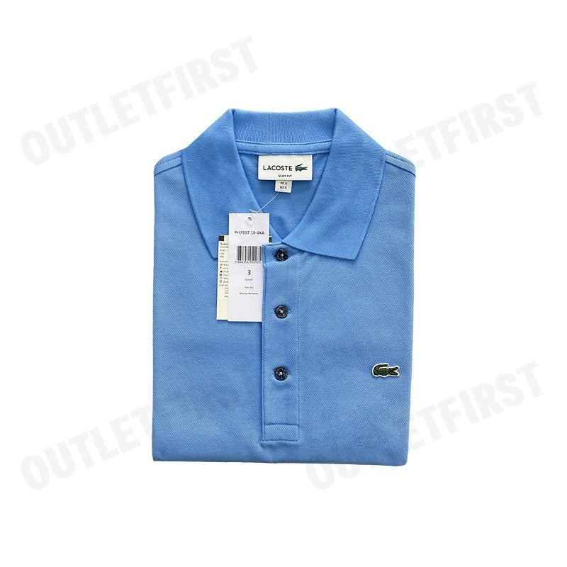 LACOSTE รุ่น MEN'S SLIM FIT PIQUE POLO SHIRT CODE: PH7937 10 4XA เสื้อโปโล เสื้อคอปก เสื้อผู้ชาย