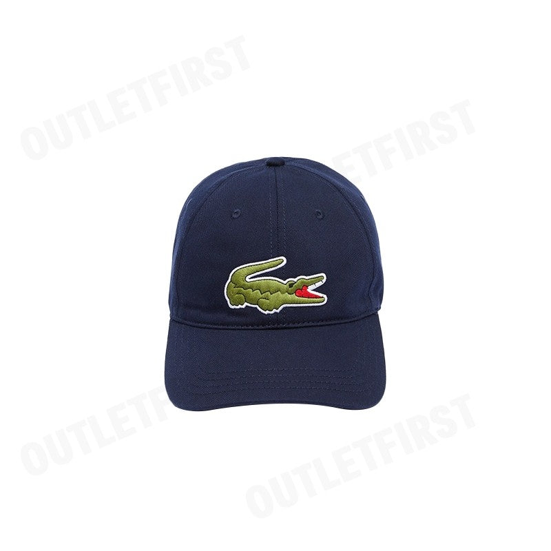 LACOSTE รุ่น UNISEX LACOSTE ADJUSTABLE ORGANIC COTTON TWILL CAP CODE: RK9871 10 166 หมวกแก็ป หมวกเบสบอล หมวก