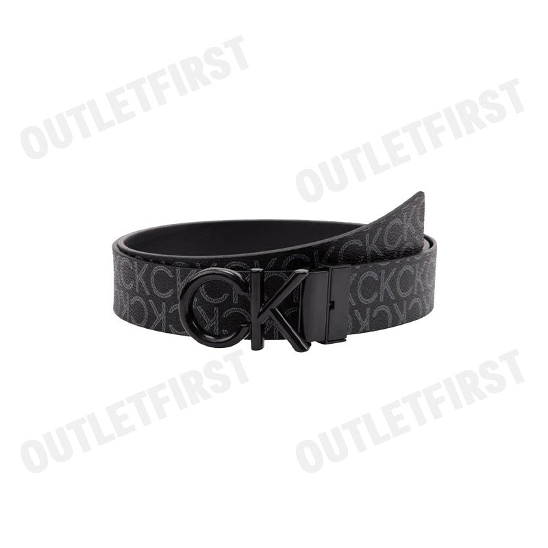 CALVIN KLEIN รุ่น RECYCLED REVERSIBLE LOGO BELT CODE: ZM02642 01R เข็มขัด เข็มขัดหนัง เข็มขัดผู้ชาย