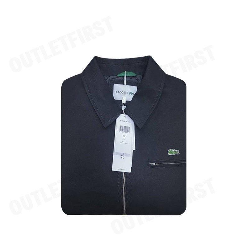 LACOSTE รุ่น SHORT ZIPPED COTTON TWILL PADDED JACKET CODE: BH5958 10 031 เสื้อแจ็คเก็ต เสื้อแจ็คเก็ตผู้ชาย