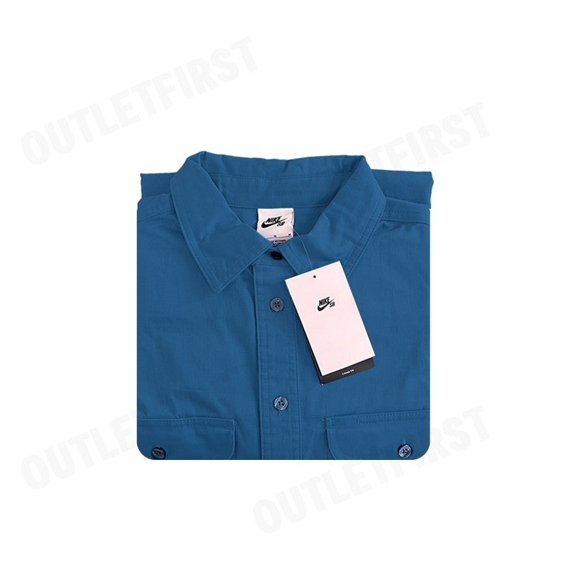 NIKE รุ่น NIKE SB TANGLIN SHORT-SLEEVED SHIRT CODE: FQ0400 457 เสื้อเชิ้ตแขนสั้น เสื้อเชิ้ตผู้ชาย เสื้อเชิ้ต
