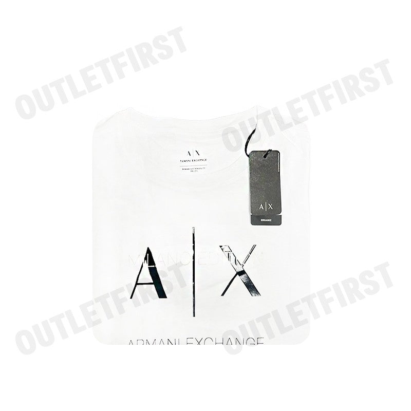 ARMANI EXCHANGE รุ่น WOMEN'S SHORT SLEEVE T-SHIRT CODE: 3DYT36 YJ3RZ 1000 เสื้อยืดคอกลม เสื้อยืดแขนสั้น เสื้อยืด