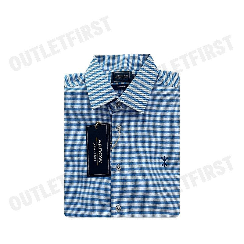 ARROW รุ่น ARROW NON IRON SHIRT CODE: MACM401S2BSBU เสื้อเชิ้ตแขนยาว เสื้อเชิ้ต เสื้อแขนยาวผู้ชาย
