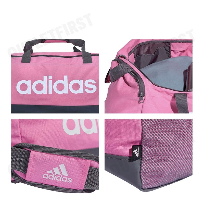 ADIDAS ESSENTIALS LOGO DUFFEL BAG MEDIUM COLOR PINK CODE : HM9113
