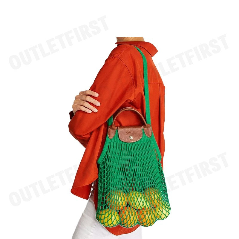 LONGCHAMP รุ่น LE PLIAGE FILET L MESH BAG CODE: 10121HVH129 กระเป๋า กระเป๋าสะพายข้าง กระเป๋าผู้หญิง