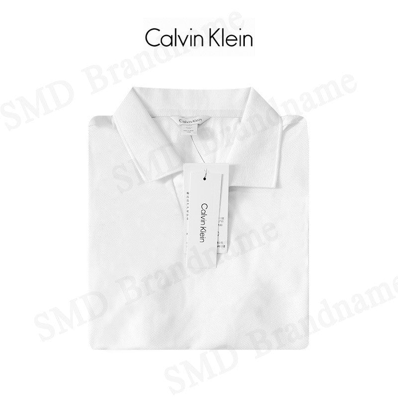 CALVIN KLEIN รุ่น MEN'S SHORT SLEEVED POLO SHIRT CODE: 40BC219 YAA เสื้อโปโล เสื้อโปโลแขนสั้น เสื้อโปโลผู้ชาย