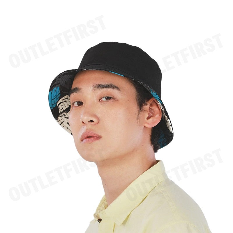 JOHN HENRY รุ่น PALM GRAPHIC BUCKET HAT (BLACK) CODE: JH S424MHAAC67