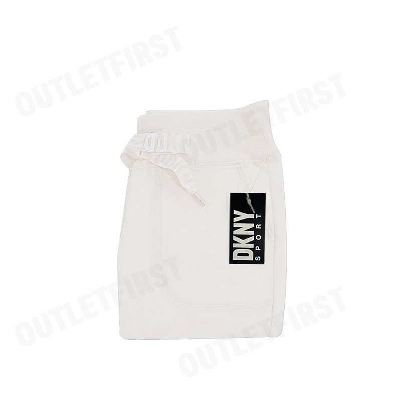 DKNY SPORT รุ่น TWO TONE LOGO DRAWCORD JOGGER CODE: DP2P1917 SAN กางเกงขายาว กางเกงขาจั๊ม กางเกงขายาวผู้หญิง