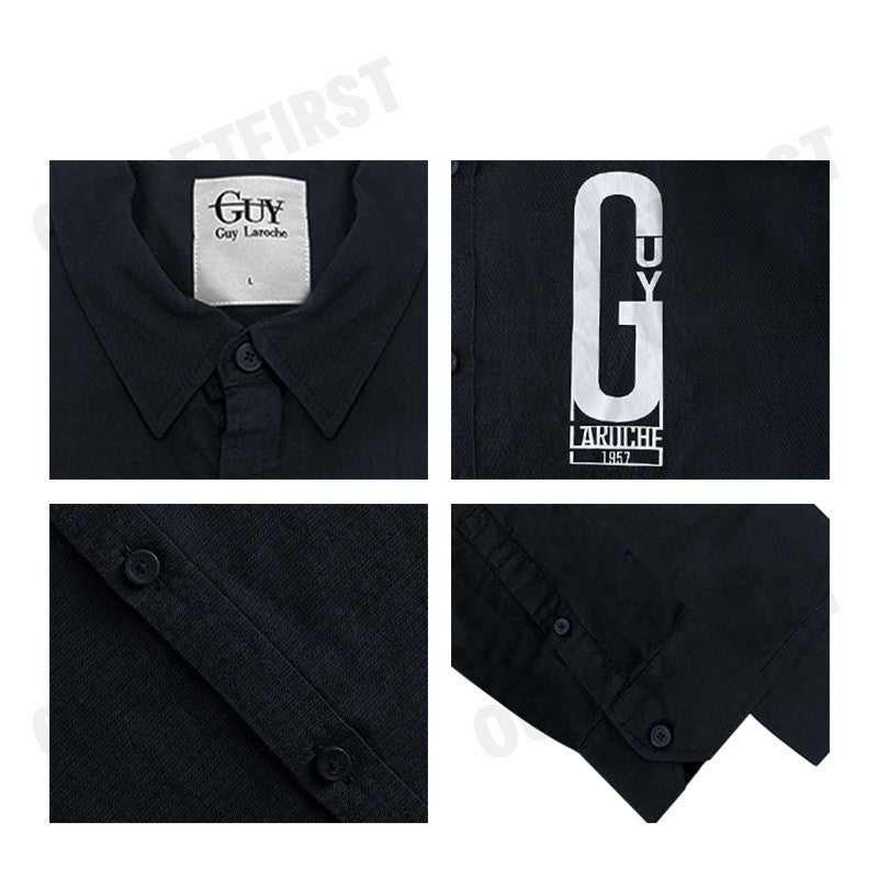 GUY LAROCHE รุ่น MEN'S LONG SLEEVES WORK SHIRT CODE: DAC6200S4NV เสื้อเชิ้ตแขนยาว เสื้อผู้ชาย เสื้อเชิ๊ต