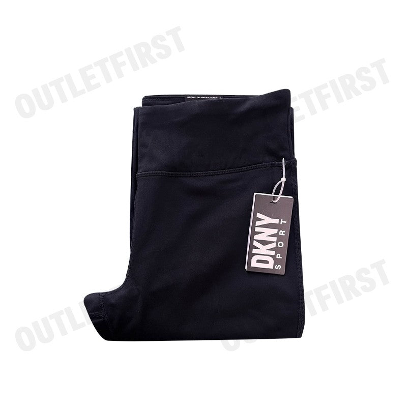 DKNY SPORT รุ่น BALANCE COMPRESSION HIGH WAIST FLARE TIGHT WITH SLIT CODE: DP3P3387 BLK กางเกงออกกำลังกาย กางเกงผู้หญิง