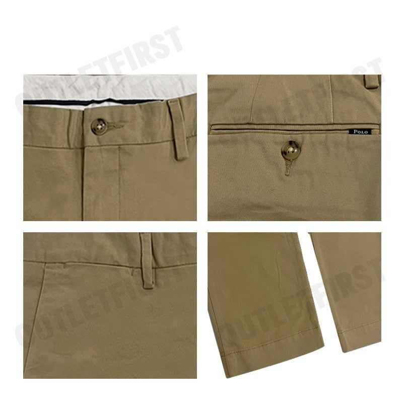 POLO RALPH LAUREN รุ่น STRETCH SLIM FIT TWILL PANT CODE: 710791015001 กางเกงขายาว กางเกงผู้ชาย กางเกงขายาวผู้ชาย
