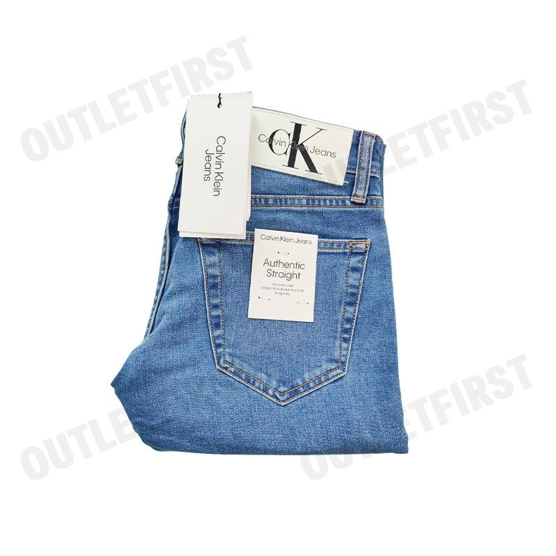 CALVIN KLEIN JEANS รุ่น 37.5 AUTHENTIC STRAIGHT JEANS CODE: J325385 1AA กางเกงยีนส์ กางเกงยีนส์ผู้ชาย กางเกงยีนส์