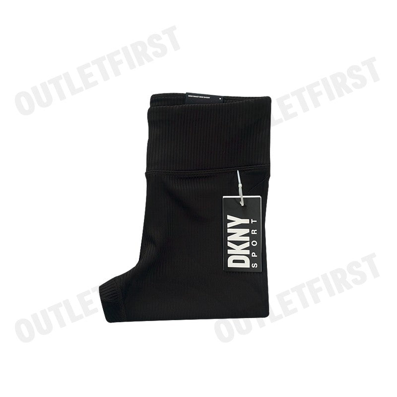 DKNY SPORT รุ่น HIGH WAIST BIKE SHORT CODE: DP4S5172 BLK กางเกงออกกำลังกาย กางเกงขาสั้น กางเกงผู้หญิง