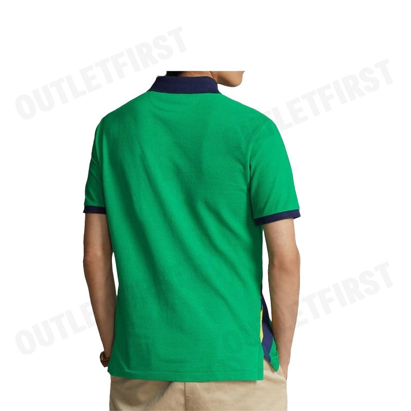 POLO RALPH LAUREN รุ่น CLASSIC FIT POLO MATCH–PRINT POLO SHIRT CODE : 710919352001 เสื้อโปโล เสื้อคอปก เสื้อผู้ชาย