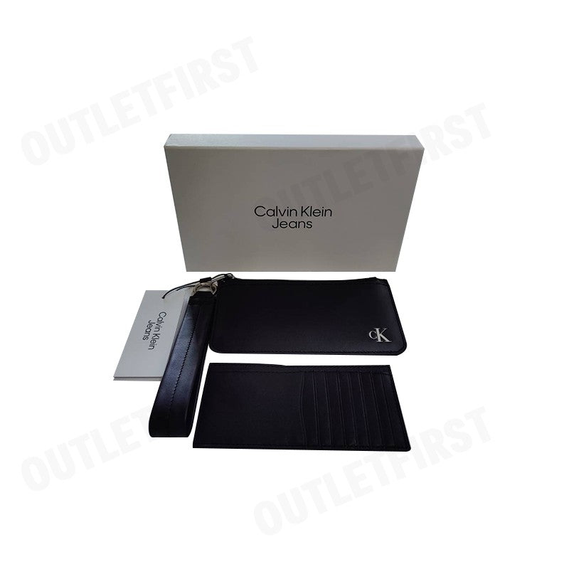 CALVIN KLEIN JEANS รุ่น CK TOP COIN PURSE CODE: DP1671 001กระเป๋าสตางค์ กระเป๋าสตางค์ใบสั้น กระเป๋า