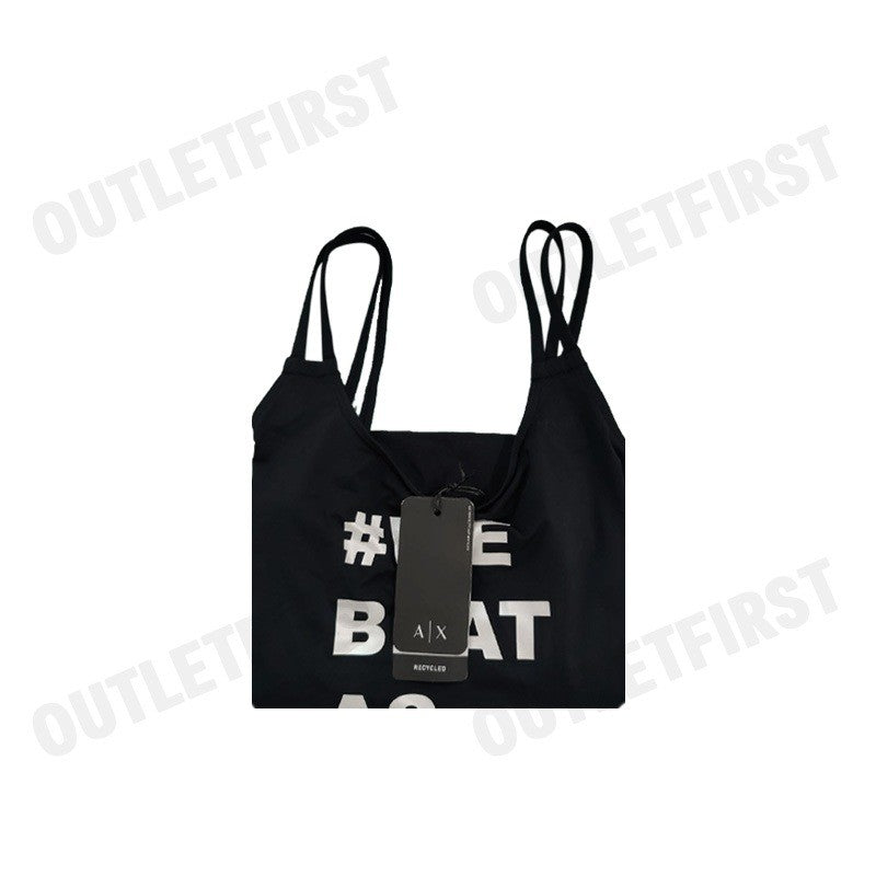 ARMANI EXCHANGE รุ่น WE BEAT AS ONE SWIMSUIT CODE: 943059 3F620 00020 ชุดว่ายน้ำ ชุดว่ายน้ำวันพีช ชุดว่ายน้ำผู้หญิง