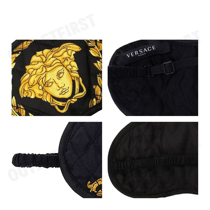 VERSACE รุ่น CRETE DE FLEUR SLEEP MASK CODE: ZMAS18104 ZSEP0186 Z7011 ผ้าปิดตา หน้ากากปิดตา ผ้าปิดตานอน