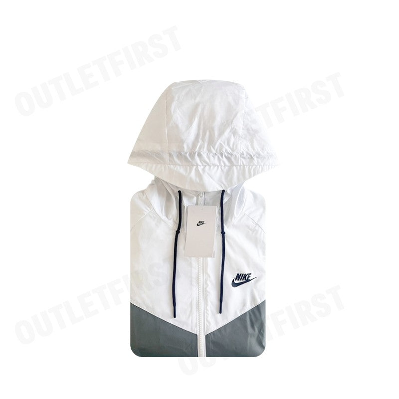 NIKE SPORTSWEAR WINDRUNNER MEN'S HOODED JACKET COLOR GREY / WHITE CODE: 727325 084