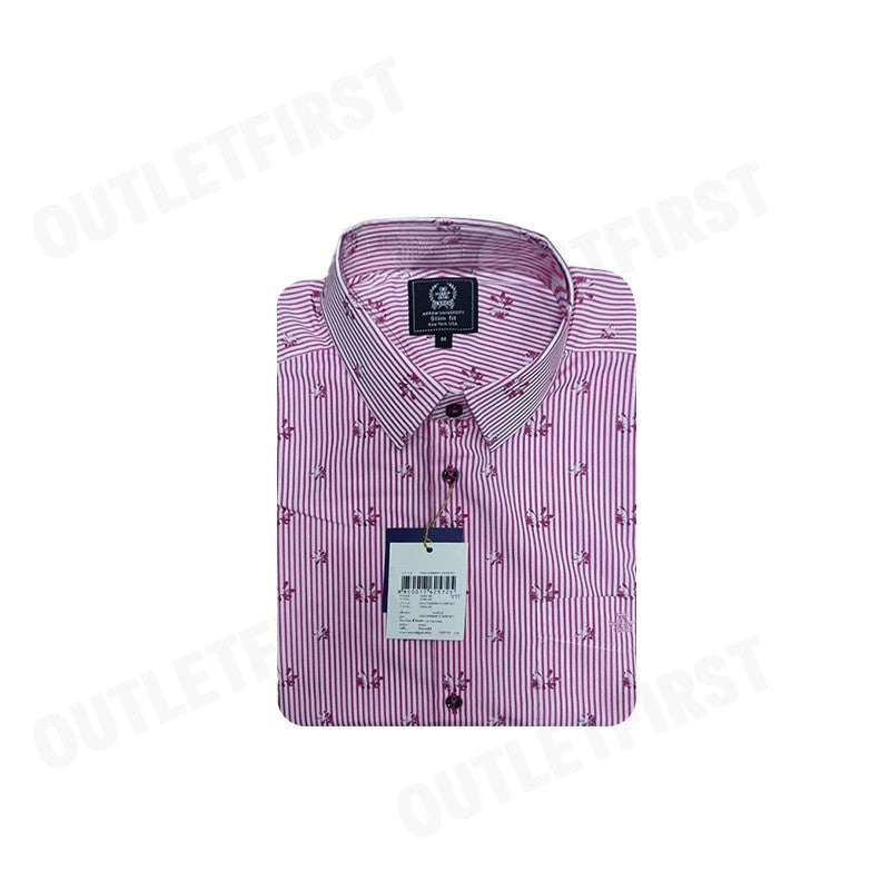 ARROW รุ่น TROPICAL FABRIC CODE: MACS666W1CSRE เสื้อเชิ้ตแขนสั้น เสื้อเชิ้ตคอปก เสื้อเชิ้ตแขนสั้นผู้ชาย