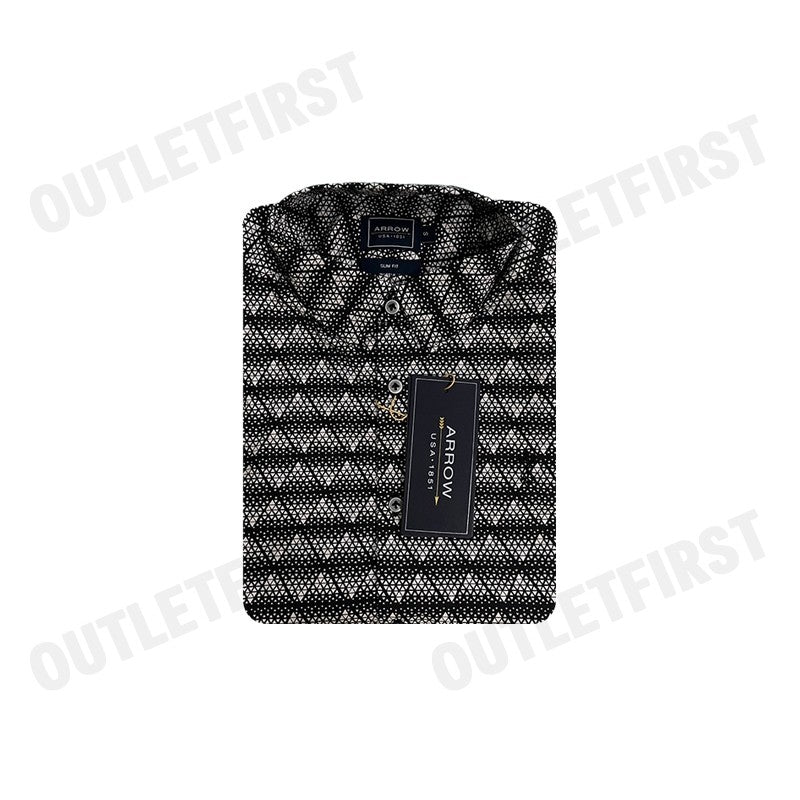 ARROW BAMBOO SHIRT COLOR BLACK CODE: MACS507S2CSBL