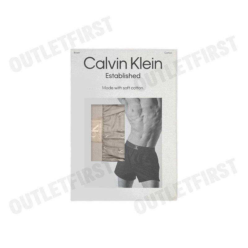 CALVIN KLEIN รุ่น MEN'S CK 1996 COTTON BOXER CODE: NM2654 PDA บ๊อกเซอร์ กางเกงใน กางเกงขาสั้นผู้ชาย