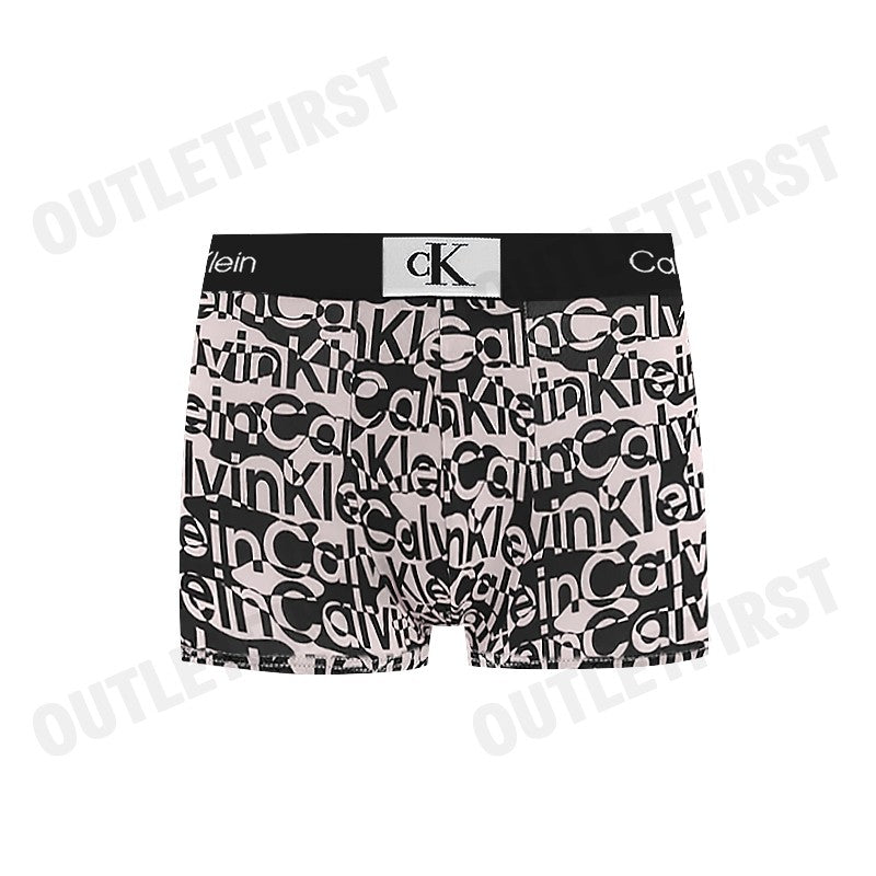 CALVIN KLEIN MICRO LOW RISE TRUNK COLOR BLACK / PINK CODE: NB3406 LNM