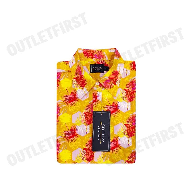 ARROW รุ่น WOMEN'S TROPICAL FABRIC SHIRT CODE: WACC526S3CSOR เสื้อเชิ้ตแขนสั้น เสื้อผู้หญิง เสื้อคอปก