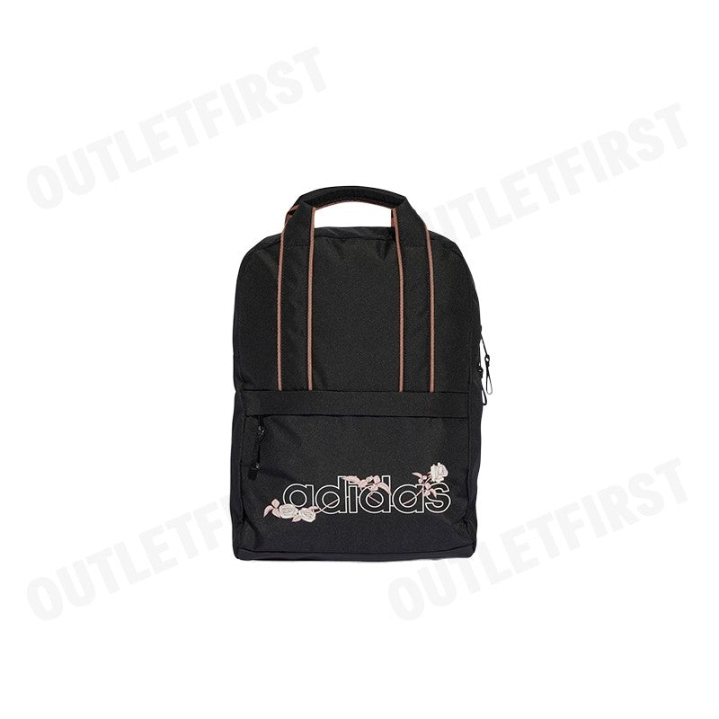 ADIDAS VALENTINES LINEAR ESSENTIALS BACKPACK COLOR BLACK / WARM CLAY CODE: JM9205