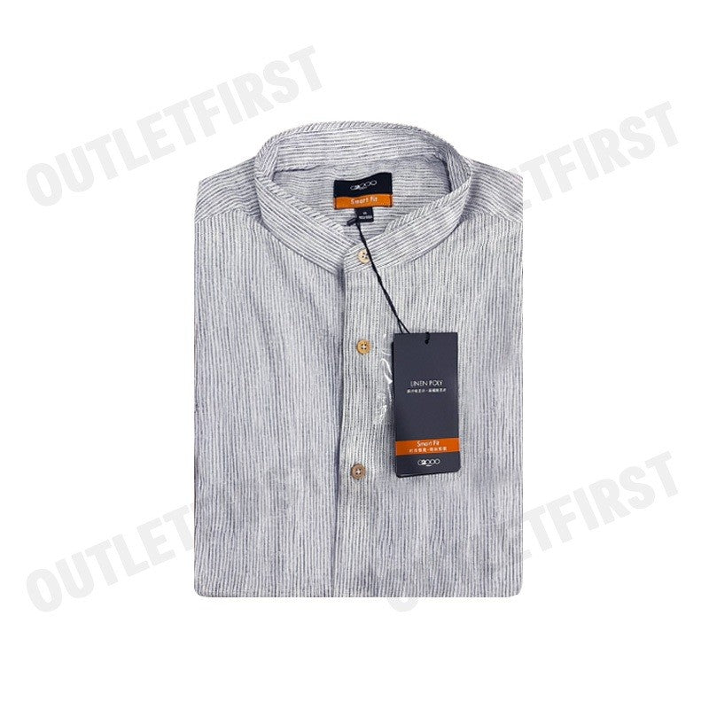 G2000 รุ่น MEN'S SMART FIT CASUAL SHORT SLEEVE SHIRT CODE: 46139952 96 เสื้อเชิ้ตแขนสั้นผู้ชาย เสื้อสีเทา เสื้อผู้ชาย
