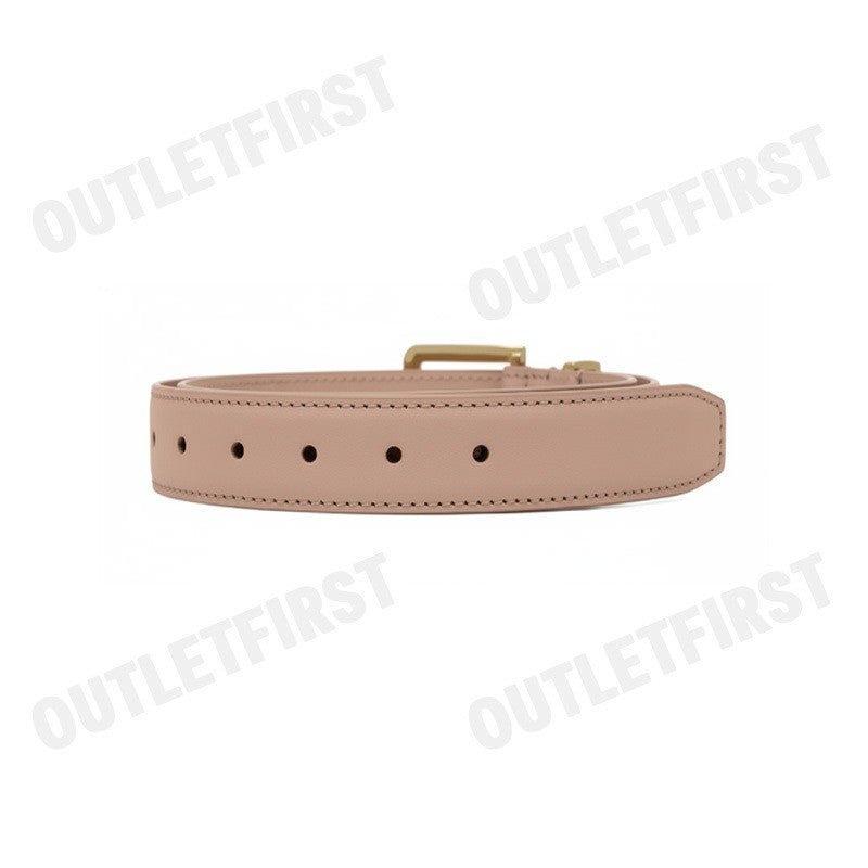 ARMANI EXCHANGE รุ่น WOMEN'S THIN BELT WITH SMALL LOGO CODE: 941182 4R759 20570 เข็มขัดผู้หญิง สีชมพู สีเบจ