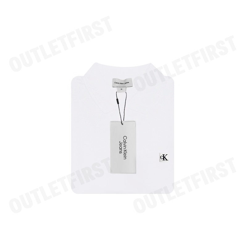 CALVIN KLEIN JEANS รุ่น CK BADGE SMOOTH COTTON SLIM POLO CODE: J326950 YAF เสื้อโปโล เสื้อโปโลผู้ชาย เสื้อโปโลแขนสั้น