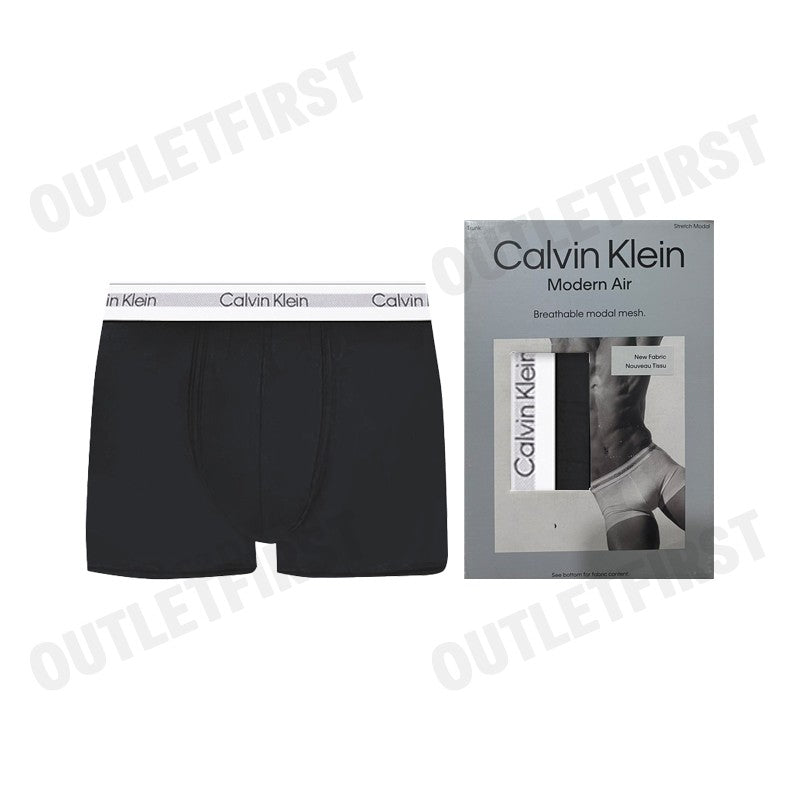 CALVIN KLEIN MODERN AIR BOXER BRIEFS COLOR BLACK CODE: NB3996 UB1