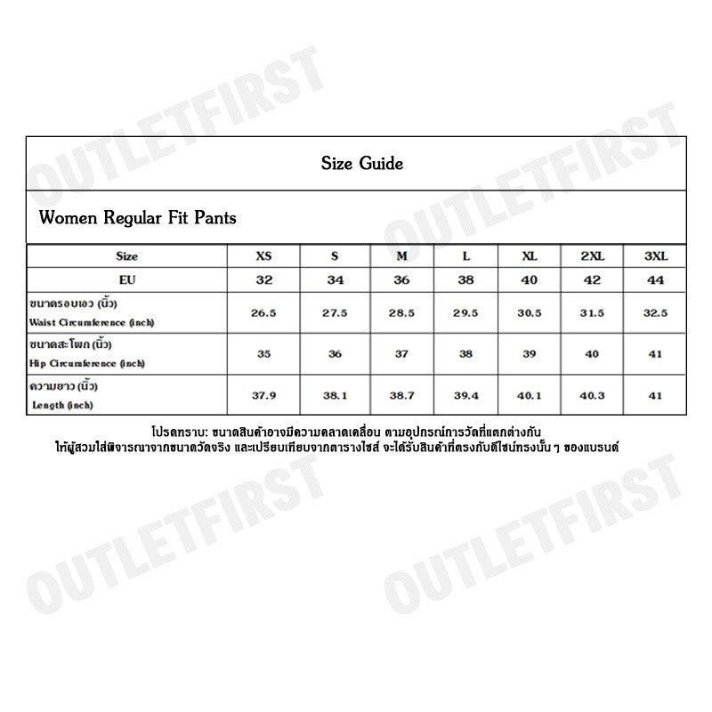 G2000 รุ่น WOMEN CLOTHING MUTI-WAY STRETCH CIGARETTE PANTS CODE: 4626101699 กางเกงขายาว กางเกงผู้หญิง กางเกงทำงาน