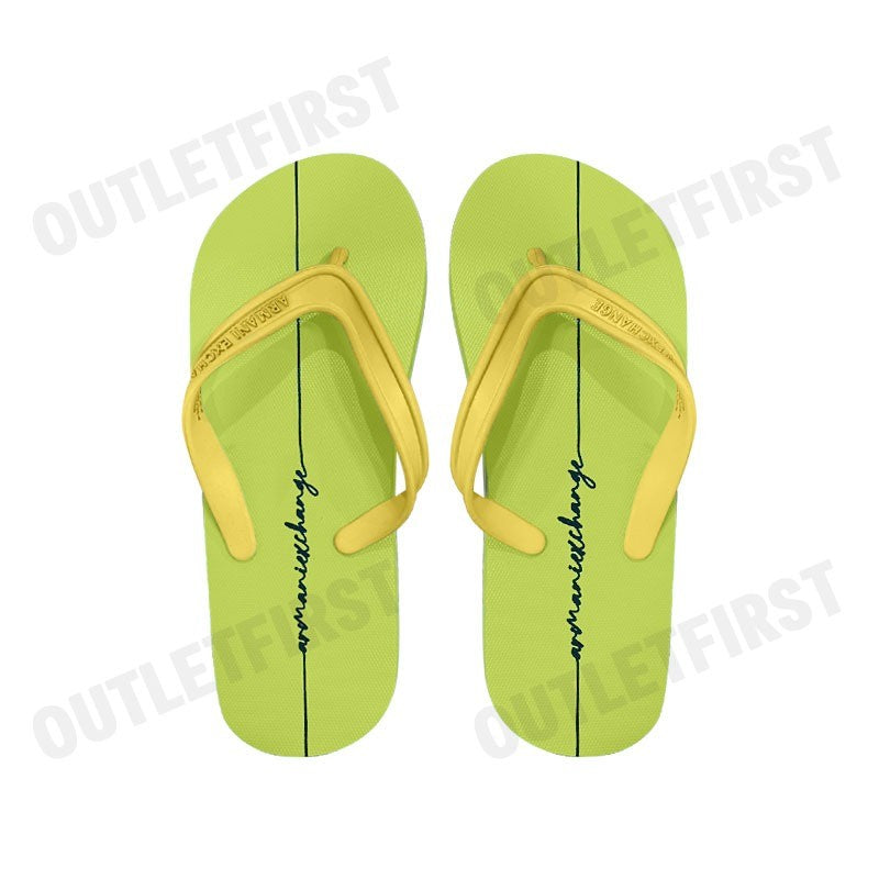 ARMANI EXCHANGE รุ่น FLIP FLOPS SANDAL CODE: XDQ010 XV700 T815 รองเท้าแตะผู้หญิง รองเท้าสีเขียว รองเท้าหูคีบ