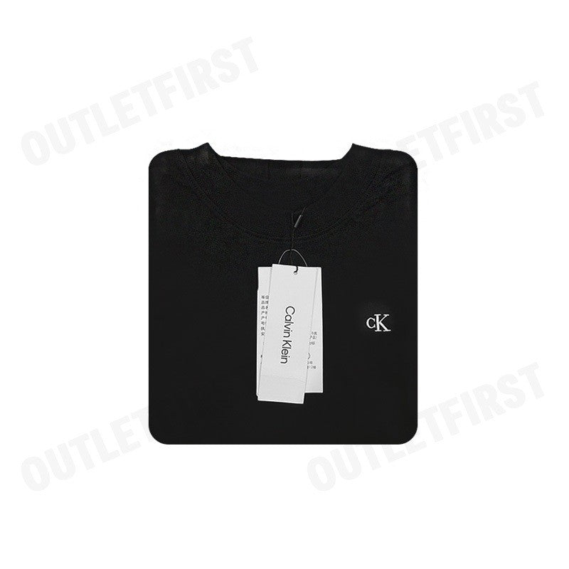 CALVIN KLEIN WOMEN'S ARCHIVE LOGO TEE COLOR BLACK CODE: 40WH105 UB1